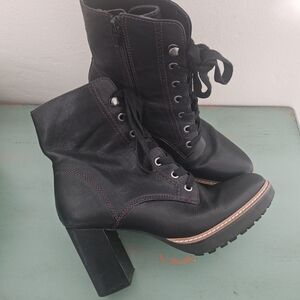 Naturalizer Callie Black Heeled Booties